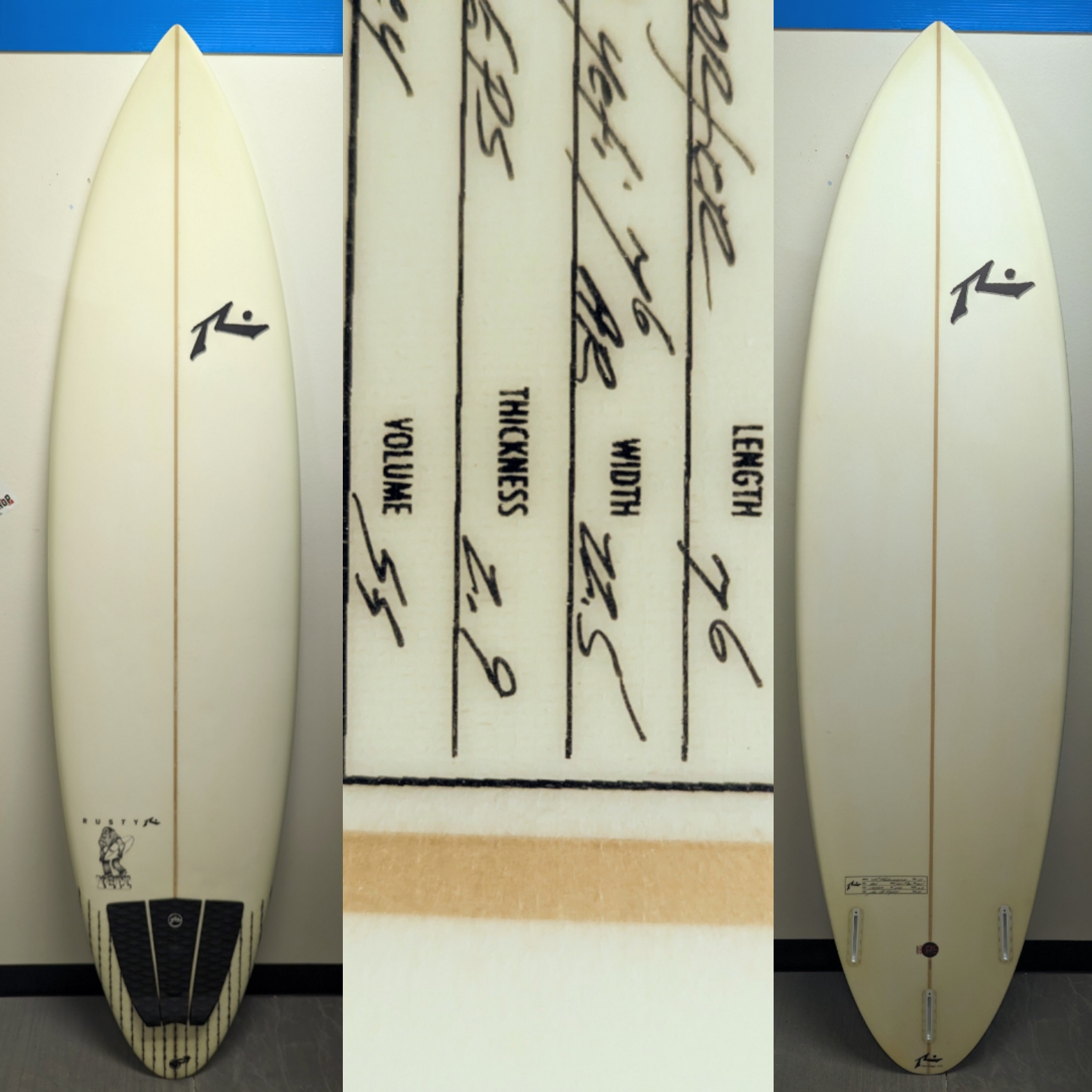 7'6″ Rusty Yeti SOLD – Another Ride