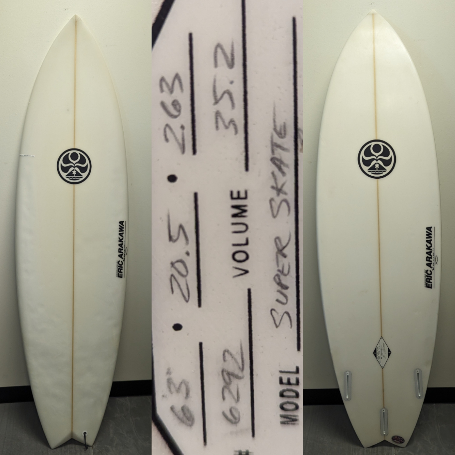 6'3″ Eric Arakawa Super skate SOLD – Another Ride