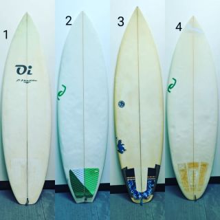 $99 BOARD SALE!
Cruise by another Ride Surf Shop
Fins available for an additional fee
Boards as shown:
1. OI 5'3" x 17 1/2 x 1 1/2
2. RJ 5'10" x 19 1/2 x 2 1/4
3. Gordzilla 6'0" x 21 1/4 x  2 1/2
4. RJ 6'0" x 21 1/4 x 2 1/2
5. Chris Birch 6'0" x 18 1/2 x 2 1/4
6. SB 6'0" x 19 1/4 x 2
7. Orion 6'0" x 18.05 x 2.13
8. Island 6'0" x 18 1/4 x 2 1/4
9. MI 5'0" x 18 1/2 x 2
10. Star 5'2" x 21 x 2 1/4
11. Lost 4'7" x 15.75 x 1.85 x 14.09L
12. JT 6'8" x 20 1/4 x 2 5/8
All boards available as shown